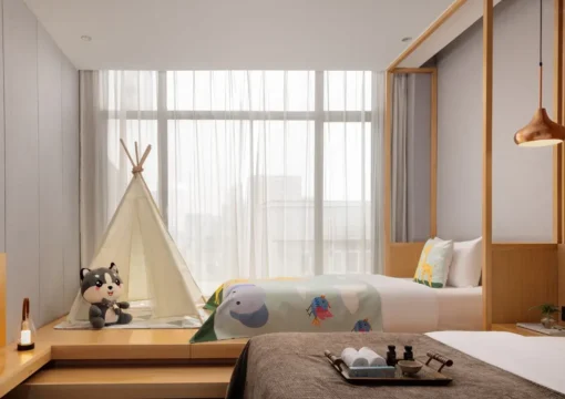 Cartoon Comfy Family Friendly Themed Children’s Room