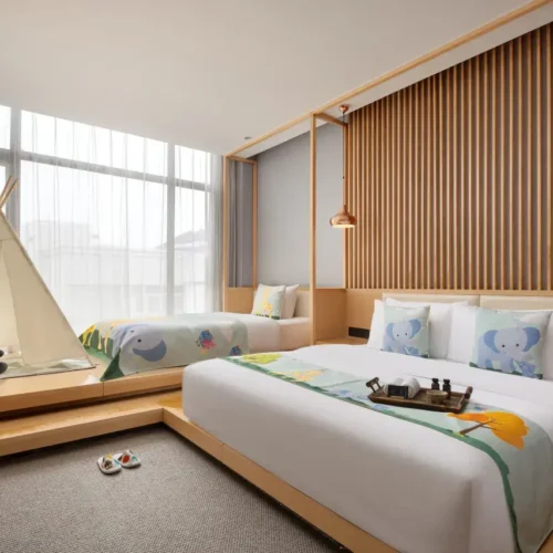 Cartoon Comfy Family Friendly Themed Children’s Room