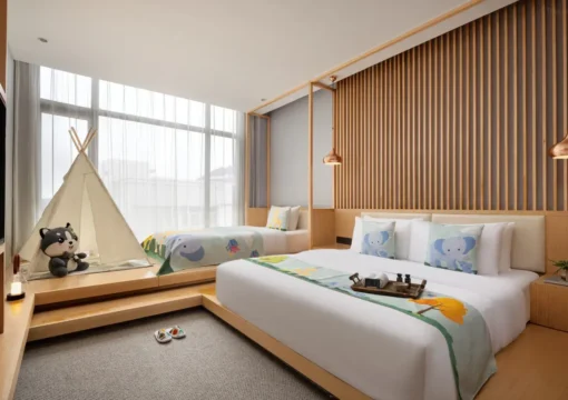 Cartoon Comfy Family Friendly Themed Children’s Room