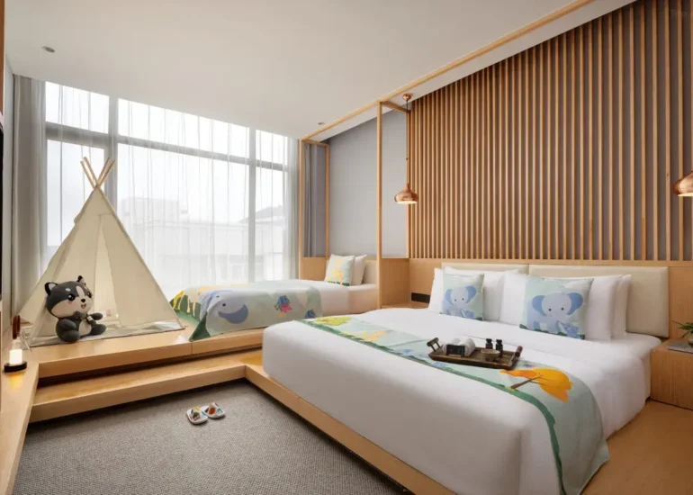 Cartoon Comfy Family Friendly Themed Children’s Room