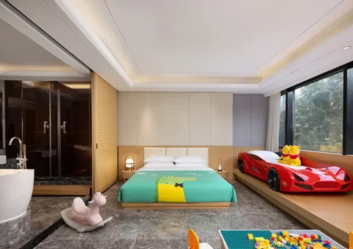 Prince Cartoon Themed Children’s Room (Bathtub)